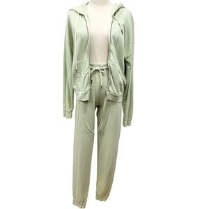 Mate the label Zip up Hoodie Terry Classic Jogger Lounge Wear Set